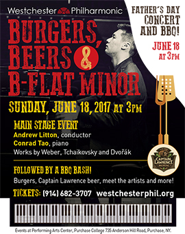 Westchester Philharmonic: Burgers, Beers & B-Flat Minor