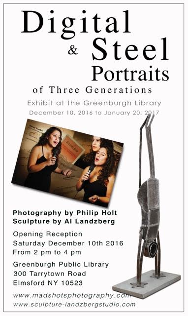 Digital and Steel Portraits of Three Generations