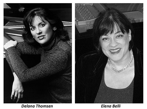 Hoff-Barthelson Music School HB Artist Series presents duo pianists Elena Belli and Delana Thomsen in “Suite Songs”