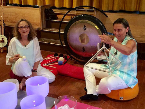 Relax and Restore Sound Bath with Dr. Celine Daly and Julie Harris