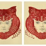 "Pure Paper" collage by Milai Liang
