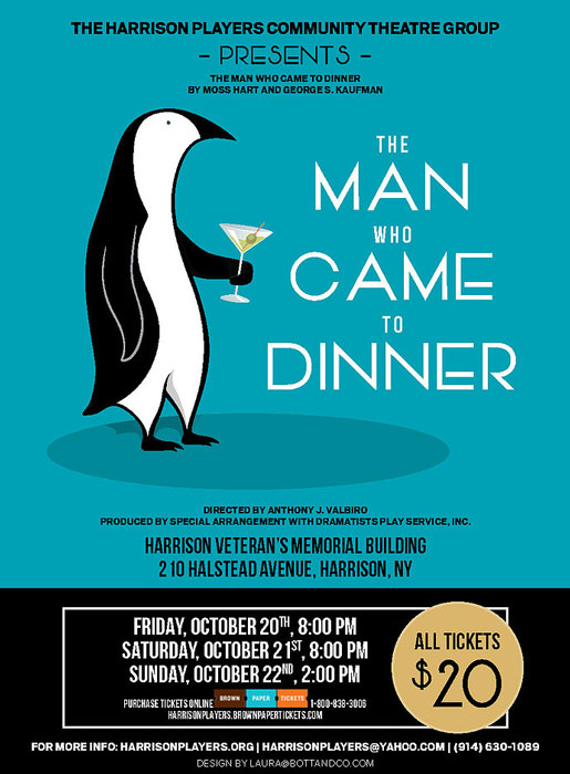 The Harrison Players Present:  "THE MAN WHO CAME TO DINNER"
