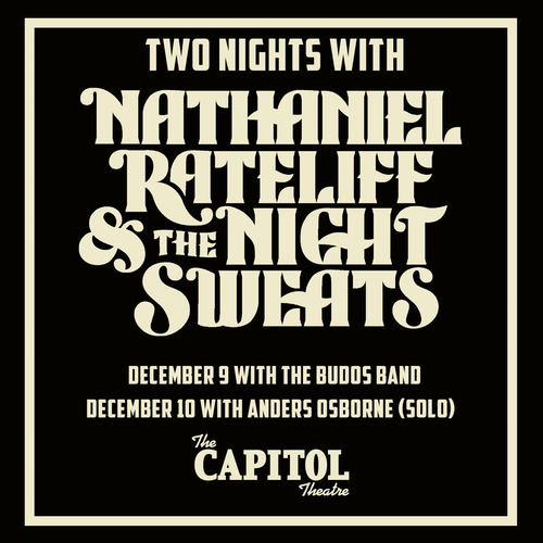 Nathaniel Rateliff & The Night Sweats w/ Anders Osborne (solo)