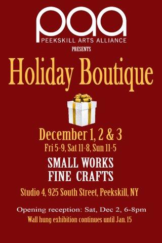 Peekskill Arts Alliance Holiday Show & Boutique
