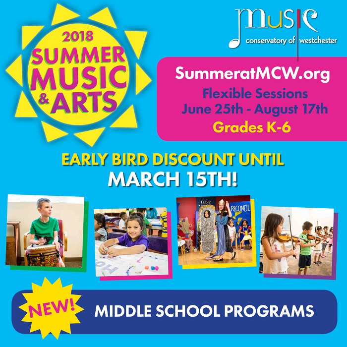 Open House for Music Conservatory of Westchester's Summer Music & Arts Program