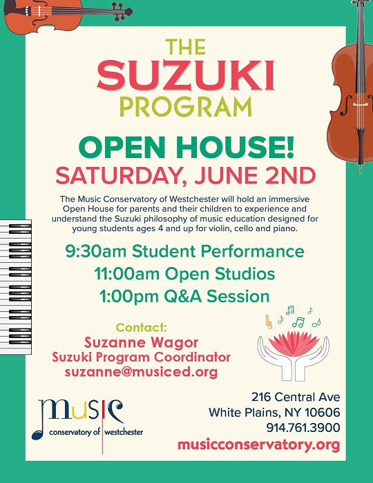 Music Conservatory of Westchester Suzuki Open House and Student Performance