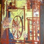 "Colors Through Gates" Paintings by Taras Borovyk at the Harrison Public Library