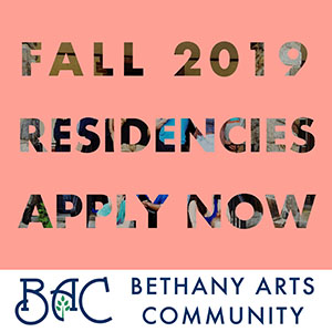 Bethany Arts Community Fall 2019 Residencies
