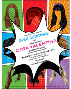 The Harrison Players Announce OPEN AUDITIONS for a Staged Reading of "CASA VALENTINA"