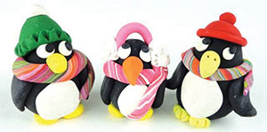 Kids Workshop: Make a Penguin with Polymer Clay