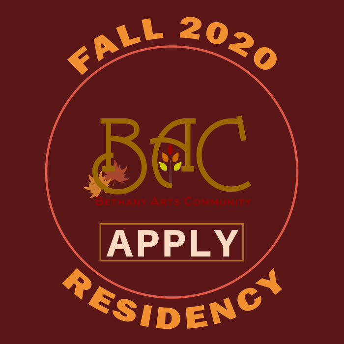 Bethany Arts Community Fall 2020 Residencies
