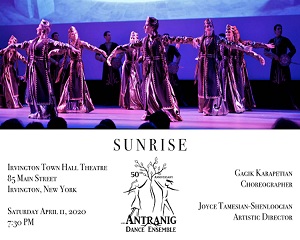 Antranig Dance Ensemble Performs Sunrise!