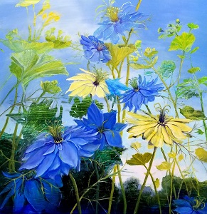 Opening Reception \"SPRING IS IN THE AIR\" Contemporary Florals by Cynthia Mullins