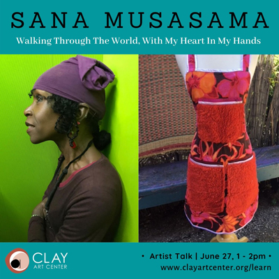 Virtual Artist Talk: Sana Musasama - Walking through the world with my heart in my hands