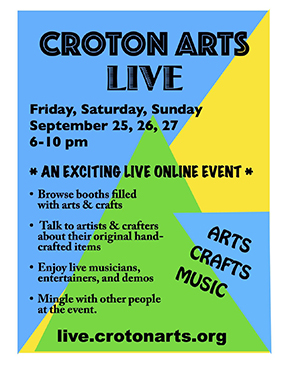 Croton Arts Live! Online Arts & Crafts Festival