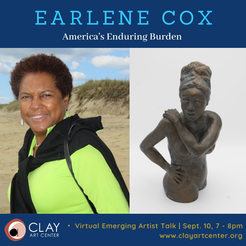 Virtual Emerging Artist Talk with Earlene Cox: America's Enduring Burden