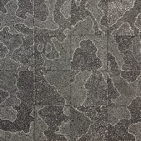 Jennifer Cadoff, New Terrain, 2020, Ink on Watercolor Paper, 48 x 48 inches -- tiled from 16 one-foot squares