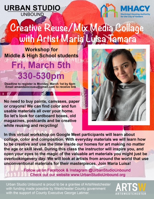 Creative Reuse/Mix Media Collage Workshop