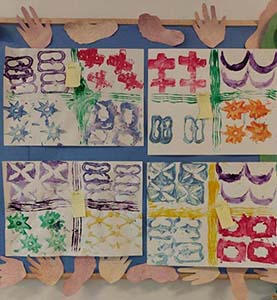 Virtual Hang with Art Talk talk featuring the teachers and kids of OCC