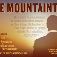 The Mountaintop by Pulitzer Prize winner, Katori Hall, beginning October 1 at Arc Stages