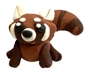 Make a Sweet Red Panda with Polymer Clay