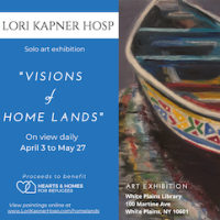 Opening Reception | Visions of Home Lands’ Art Exhibition To Benefit Hearts and Homes for Refugees