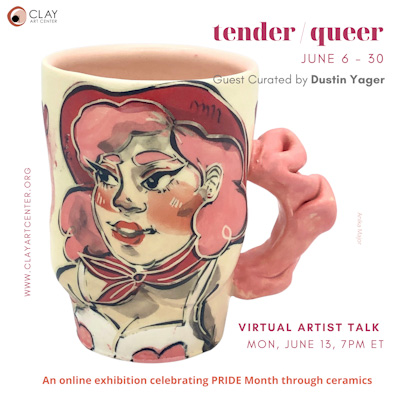 tender / queer online exhibition virtual artist talk with Dustin Yager and some of the participating artists