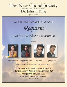 New Choral Society: Mozart Requiem