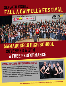 Seventh Annual Fall A Cappella Youth Festival