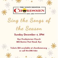 The Westchester Chordsmen sing "The Songs of the Season"