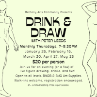 Drink and Draw with Peter Leeds at Bethany Arts Community