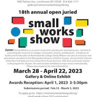 18th Annual Open Juried SMALL WORKS Art Show | Dates: Mar 28 - Apr 22 | Reception: Sat, Apr 1, 3-5 pm