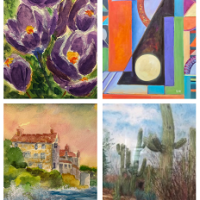Harrison Public Library Presents "Works from WAG" by Norma Foege, Brighita Weinberg, Naomi Shriber-Kitt, and Susan Phillips