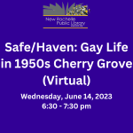 Safe/Haven: Gay Life in 1950s Cherry Grove (Virtual)