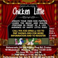 Little Puppet Theatre - camp, workshop and performance of Chicken Little