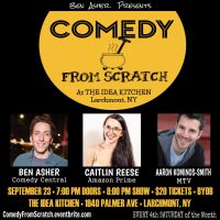 Comedy From Scratch at The Idea Kitchen in Larchmont – Monthly Stand-Up Show September 23rd