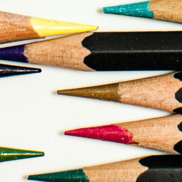 Sketching with Colored Pencils at Blue Door Art Gallery
