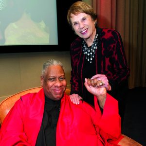 André Leon Talley and Betty Himmel (photo credit: Margaret Fox)