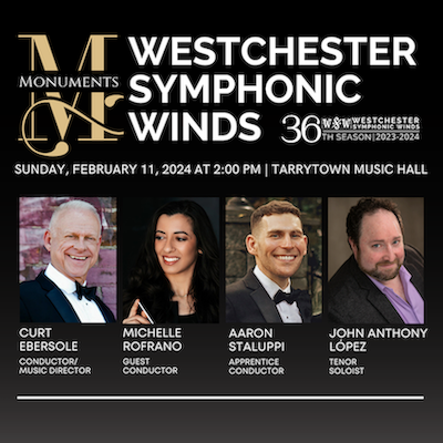 Westchester Symphonic Winds Begins New Year with “Monuments”