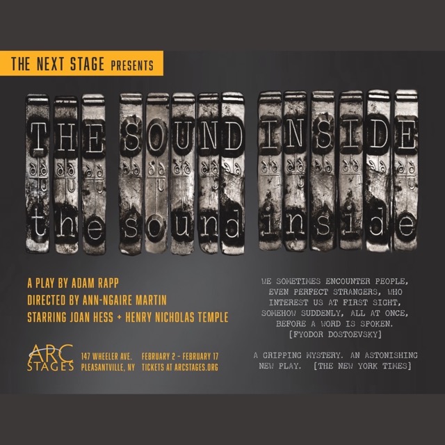 The Sound Inside at Arc Stages starting February 2nd