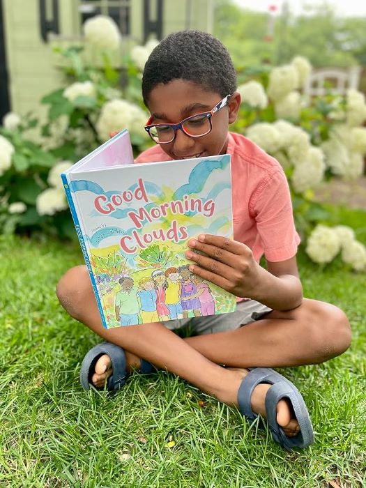"Good Morning Clouds" Book Reading & Coloring Activity