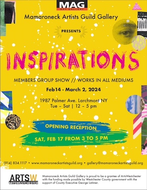Inspirations | Member Group Show | Dates: Feb 14 - Mar 2, 2024 | Reception: Sat, Feb 17, 3 - 5 pm