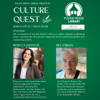 Culture Quest with Rebecca Johnson and Bex O'Brien on Zoom