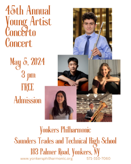 45th Annual Young Artists Concerto Concert with the Yonkers Philharmonic
