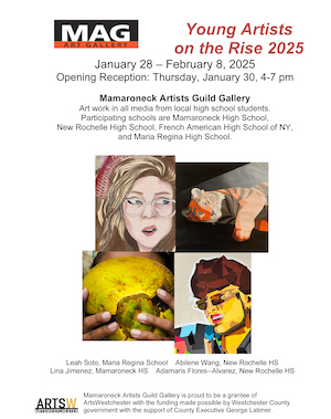 Student Show "Young Artists on the Rise 2025" | Jan 28 - Feb 8 | Reception: Thur, Jan 30, 4 - 7 pm at MAG Gallery