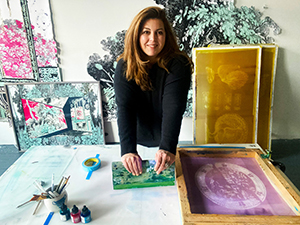 Screenprinting and Mixed Media Collage Workshop