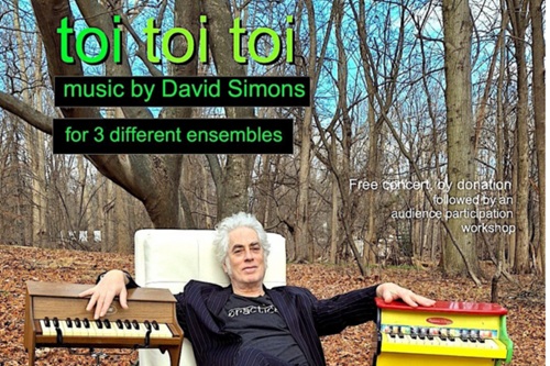 Toi, Toi, Toi music by David Simons at Garner Art Center