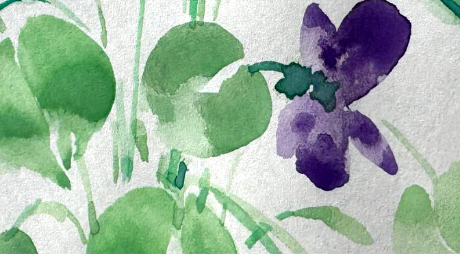 INSPIRED BY NATURE. Painting Wild Flowers