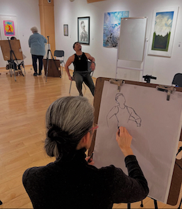 Live Drawing with Model