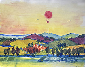 INSPIRED BY NATURE: Painting Landscape (Free Zoom Art Workshop)